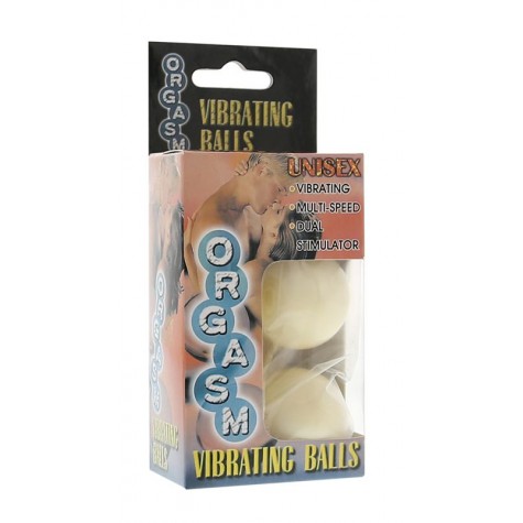 Пластиковые вагинальные шарики с вибратором ORGASM VIBRATING BALL